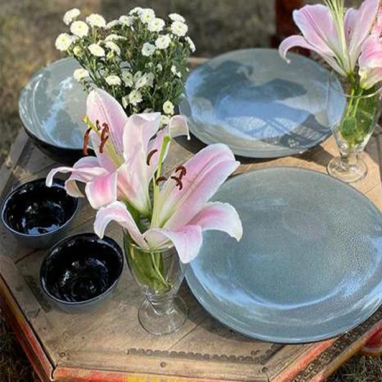 Grey Night 21 Pc Dinner Set