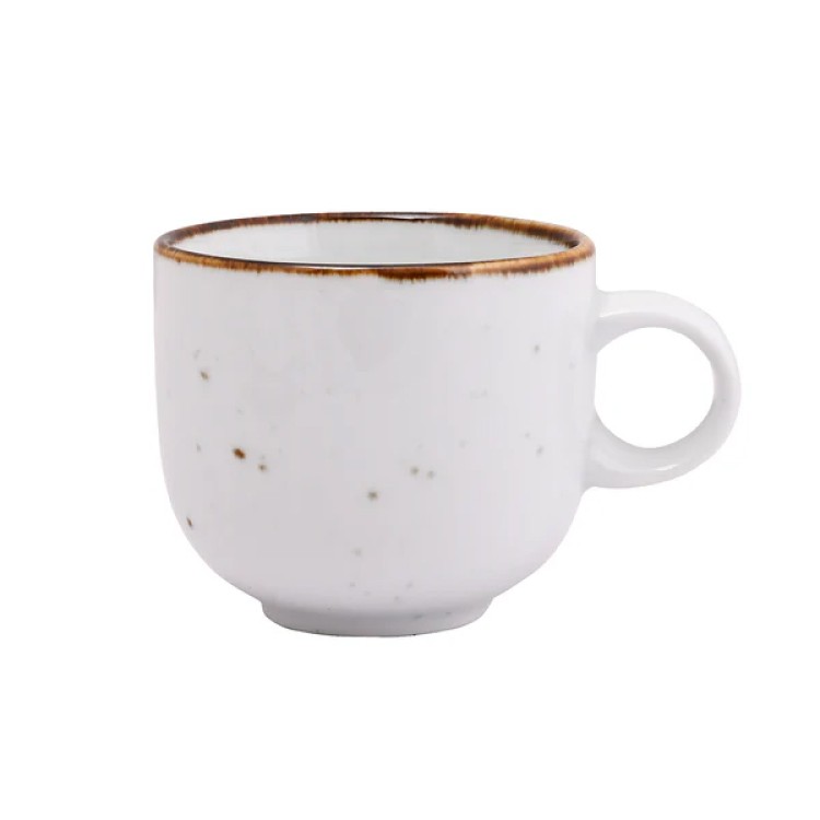 White Sparkle 12 Pc Cup and Saucer Set Ap 102