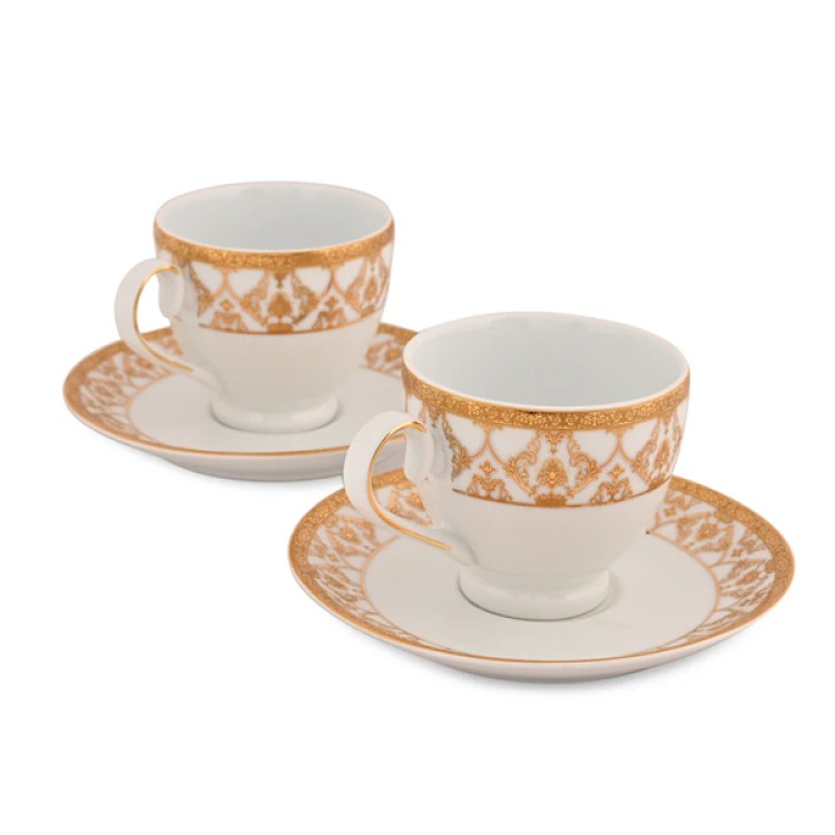 Golden Glory Cups Saucer 12 PCS