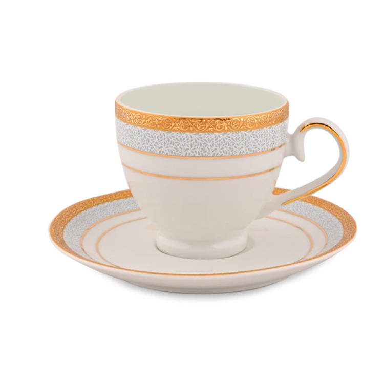 Blue Elegance Cups Saucer Set Of 12 Pcs