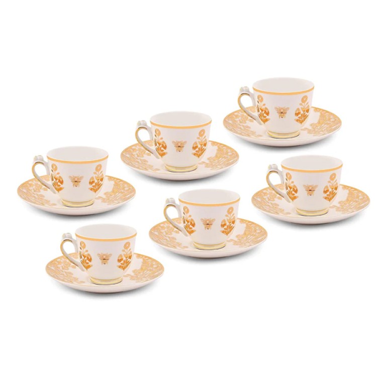 Jannat 12 Pc Coffee Cup & Saucer