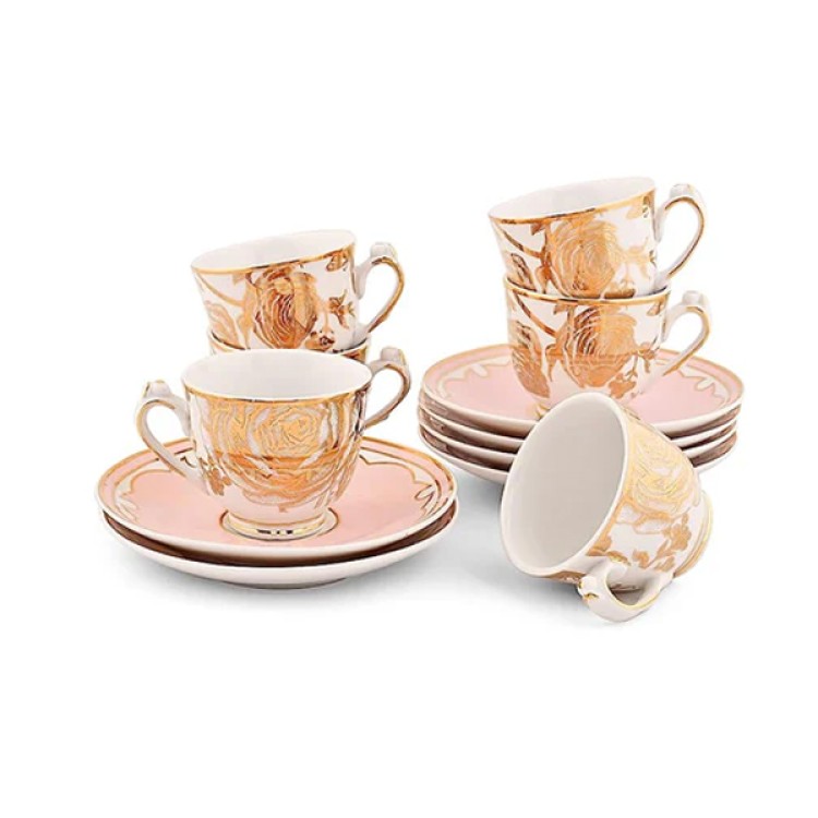 Mimosa 12 Pc Coffee Cup & Saucer