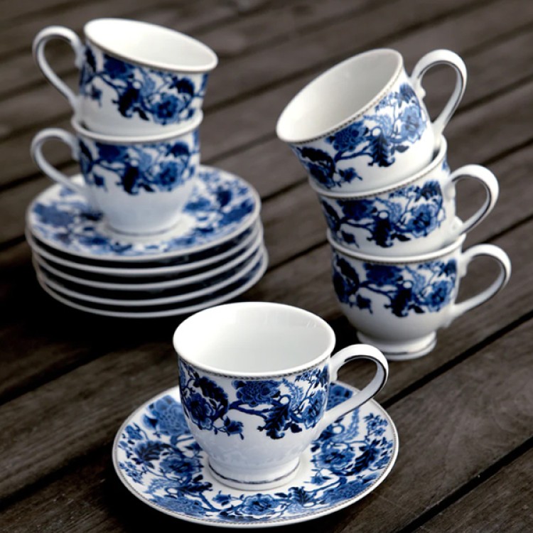 Monsoon 12 Pc Cup and Saucer Set