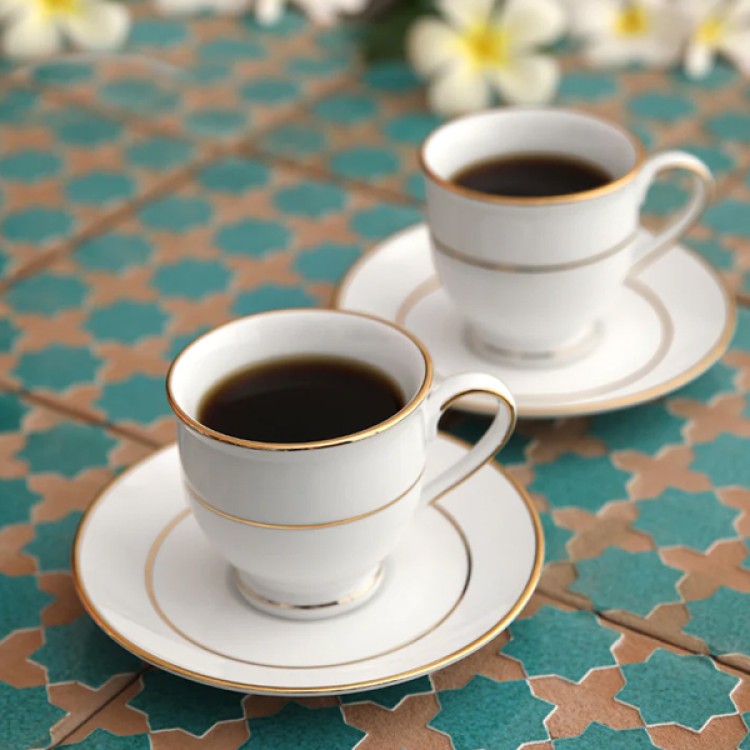 Hpc12 2MM GL (16226) 12 PC Cup and Saucer Set