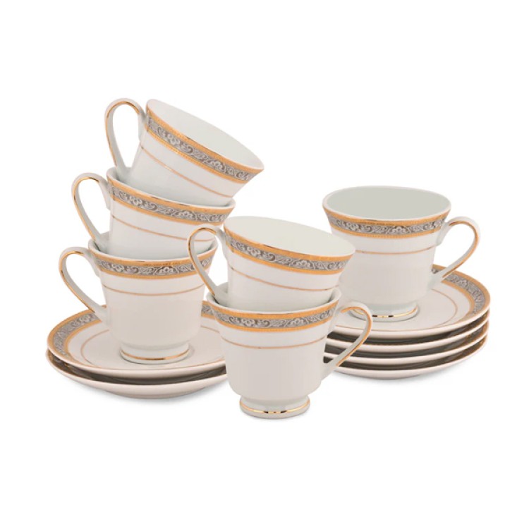 D253 Cup & Saucer Set Of 12Pcs