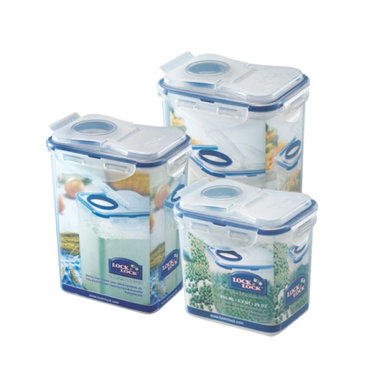 850ML 1.3LTR 1.8LTR FLIP LID SET
