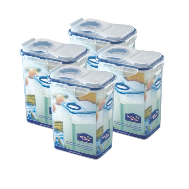 1.8LTR X 4 FLIP LID SET