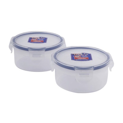 LocknLock Classics Round Polypropylene Storage Container Set 300ml