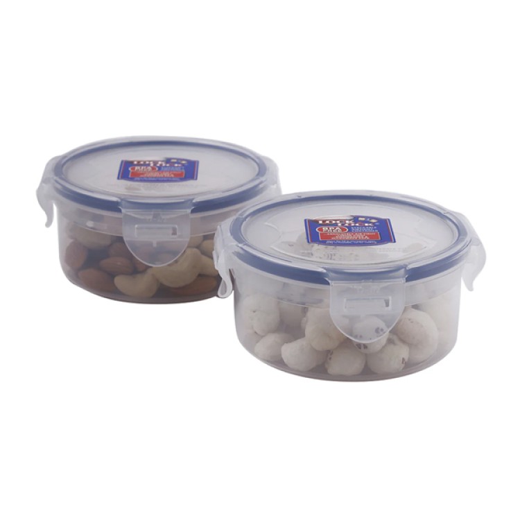 LocknLock Classics Round Polypropylene Storage Container Set 300ml