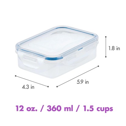 LocknLock Classics Medium Flat Rectangular Food Container
