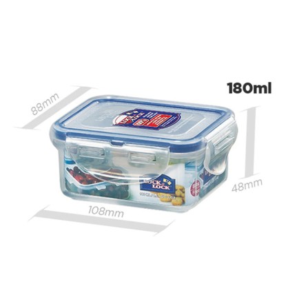 LocknLock Classics Small Flat Rectangular Food Container