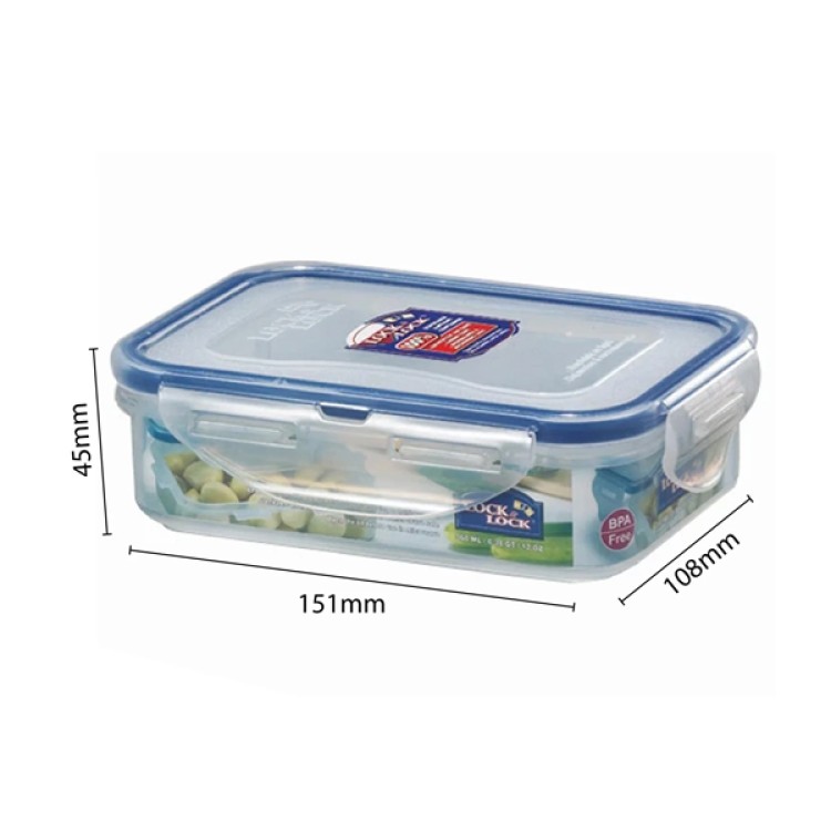 LocknLock Classics Small Flat Rectangular Food Container