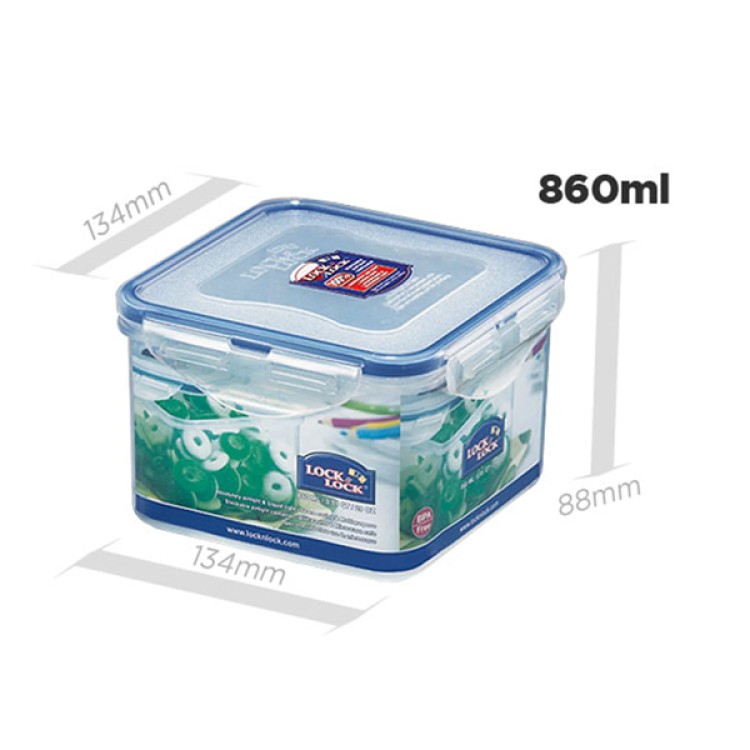 LocknLock Classics Medium Tall Square Food Container