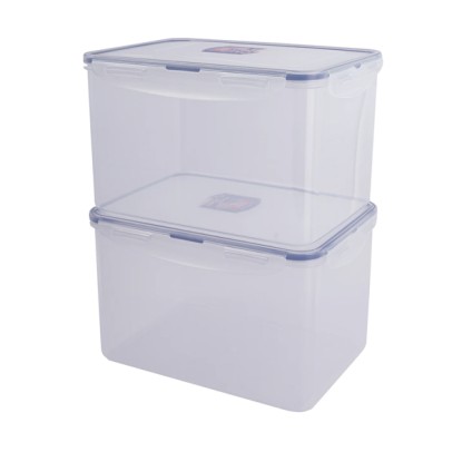 LocknLock Classics Rectangular Plastic Airtight Food Storage Container 4.5 Liter