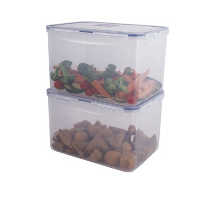 LocknLock Classics Rectangular Plastic Airtight Food Storage Container 4.5 Liter