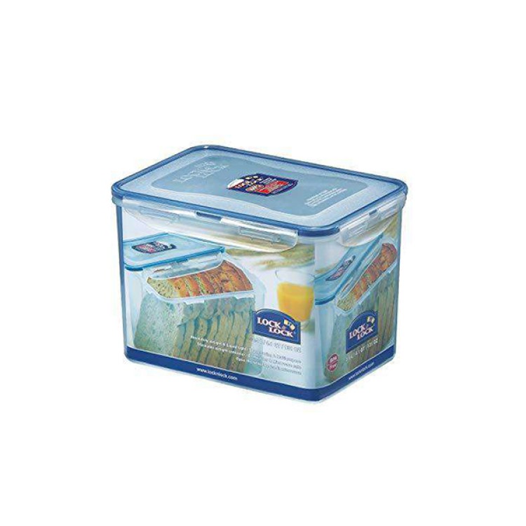 LocknLock Classic Large Semi-tall Rectangular Flat Food Container with Tray
