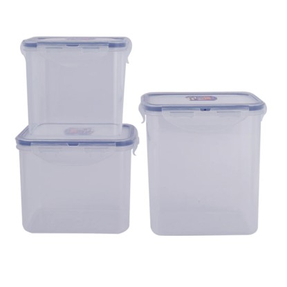 LocknLock Classics Tall Rectangular Plastic Airtight Food Storage Container 1 Liter