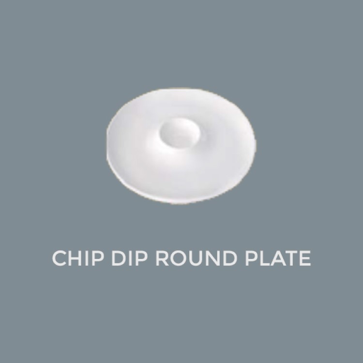 Chip N Dip Round Plate