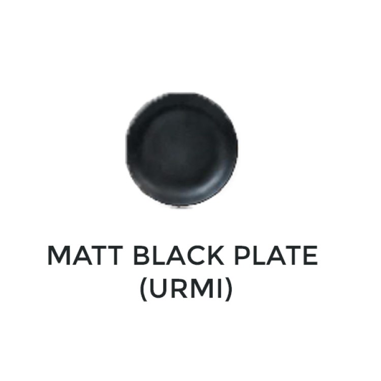 Matt-Black Plate (urmi)