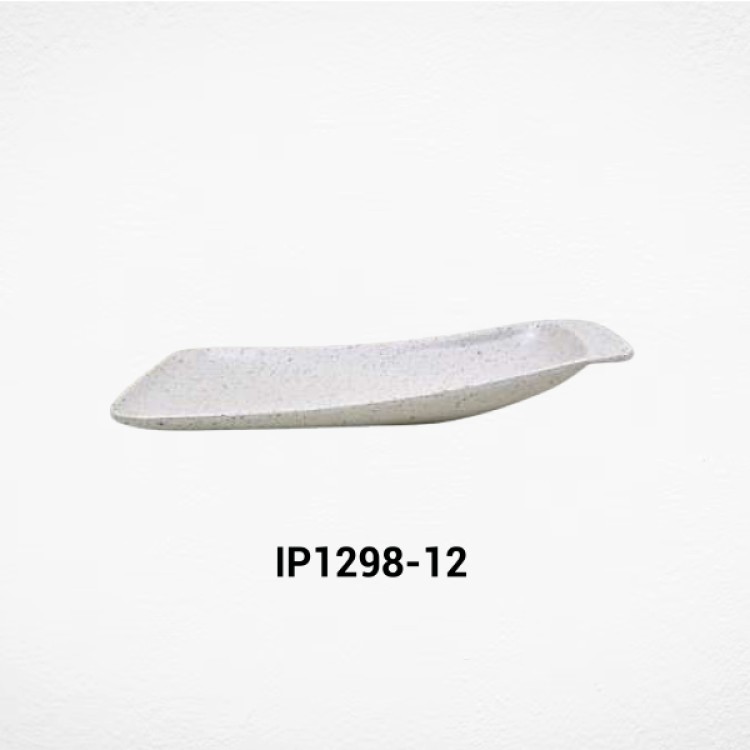 Slant Platter w/Handle 12"