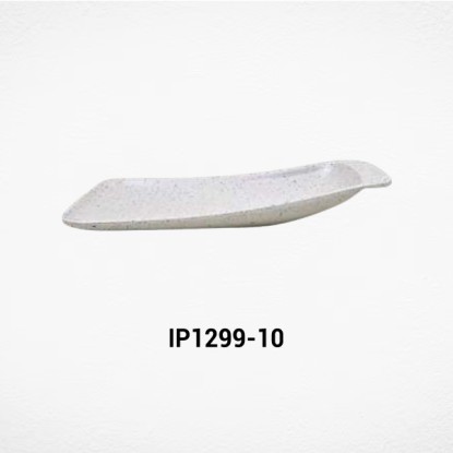 Slant Platter w/Handle 10"